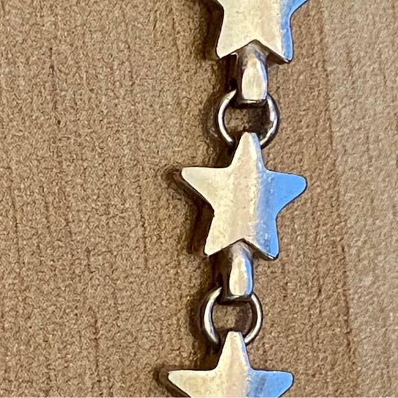 Tiffany & Co. 925 Sterling silver chain of stars necklace 16 inch - Picture 4 of 11